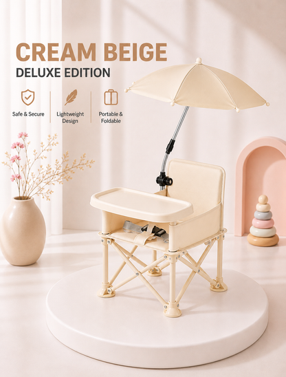 Deluxe Portable Baby Beach Chair