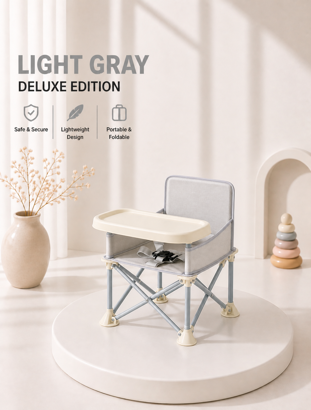 Deluxe Portable Baby Beach Chair